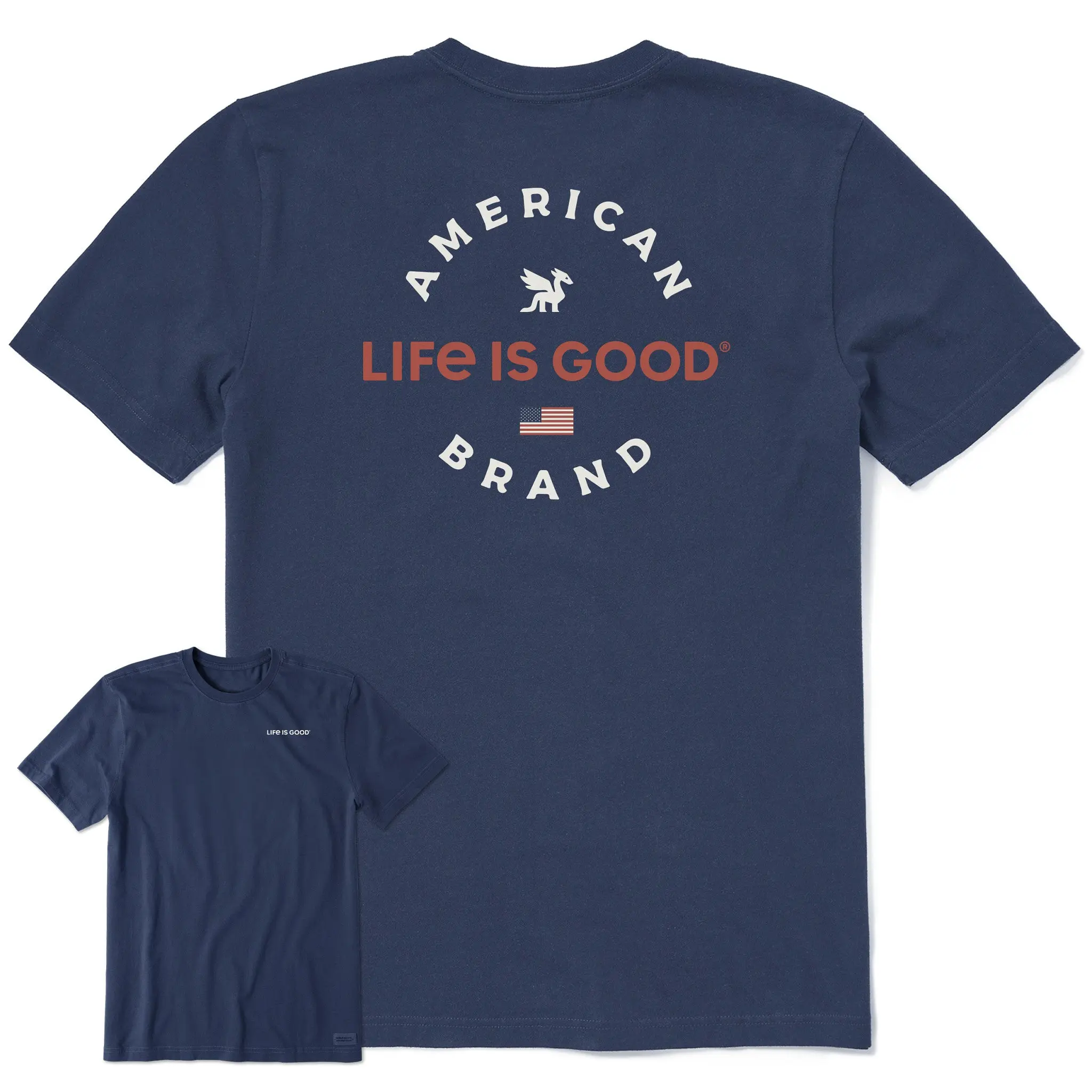 Men's Dragon American Brand Short Sleeve Crusher Tee
