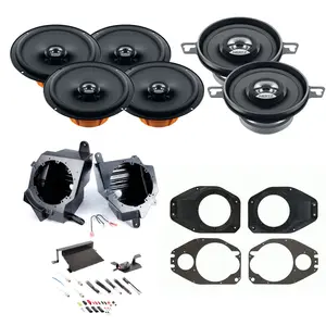 Hertz 1 Pair DCX 87.3 and 2 Pair DCX 165.3 Six Speaker Upgrade Kit Compatible With Wrangler And Gladiator 2018+