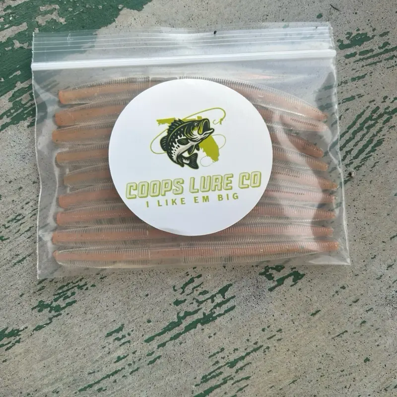 Skin Color Core-Shot Senko Worms, Soft Plastic Fishing Lures