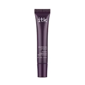ITK Nourishing Lip Balm - Hydrate Dry, Chapped Lips with Shea Butter + Coconut Oil + Vitamin E - Moisturizes + Soothes Chapped Lips - Glossy, Fragrance Free, Clear, 0.2 Oz