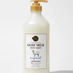 Shower Mate Goat Milk Body Wash Original 800ml Gentle Deep Moisturizing Care for All Skin Types with Intense Hydration and Balanced pH