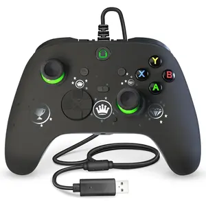 Wired Game Controller Compatible with Above Windows 10, PC Controller for Gaming for PC Platform, PC Gamepad Controller with 3.5mm Audio Jack, Programming Keys, Turbo