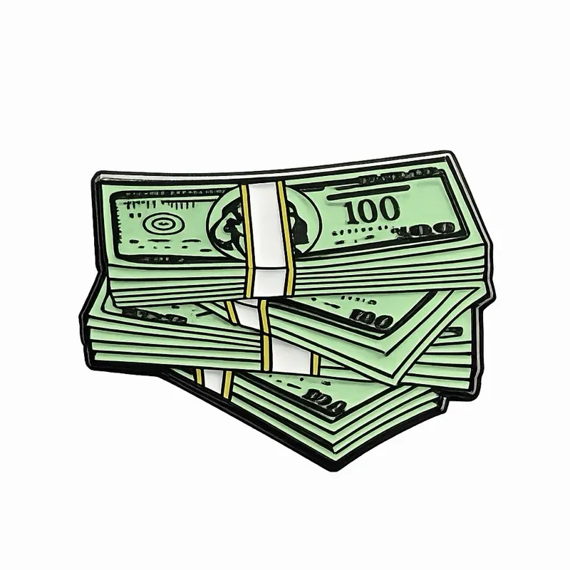 Money Stack Pin
