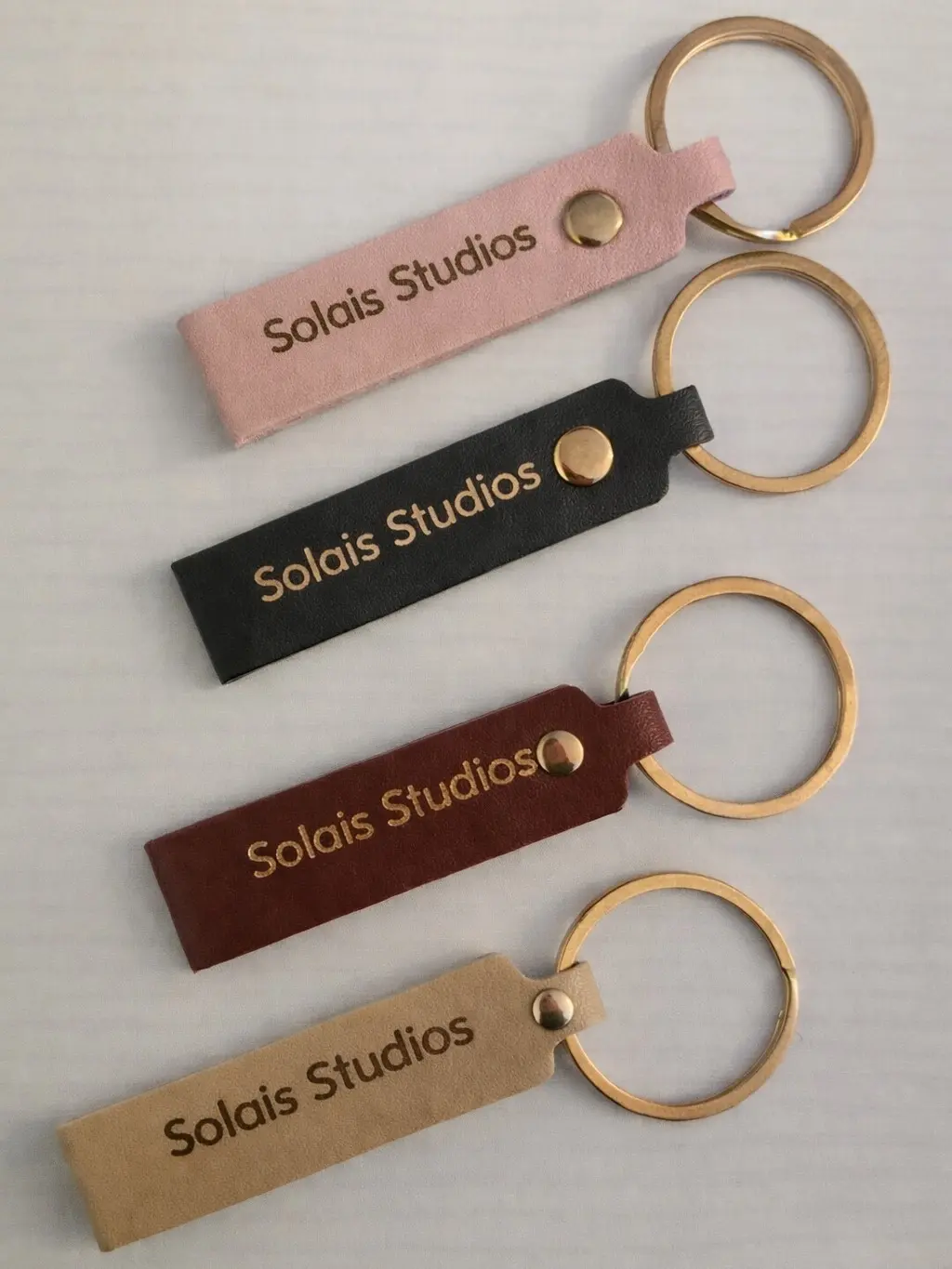 Personalized Leather Keychain