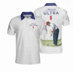 Golf Polo Shirt All Black Print Polo Shirt Idea Gift Beer Lover, Always In Style, Retro Men Polo Premium Shirt , Tropical Print