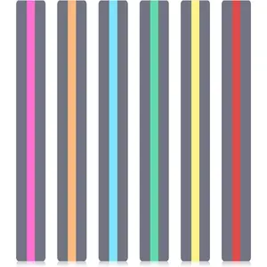 36 Pieces Guided Reading Strips, Highlight Strips Line Reader Colored Overlay Reading Strip Colorful Bookmarks Read Tracker Help with Dyslexia for Student Classroom Teaching Supplies (Multicolor)