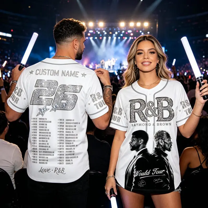 Custom Number Jersey, Hip Hop Fan Apparel, RB baseball jersey, ustom RB Tour 2026 Baseball Jerseyert Shirt,Fan Jersey