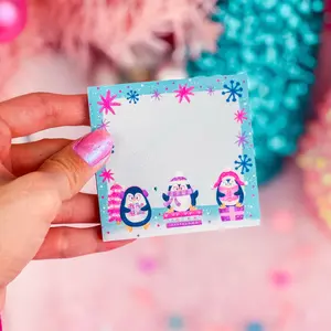 North Pole Book Club Sticky Notes 3" x 3"