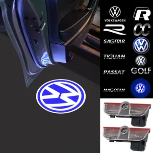 2pcs Car Door Laser Projector LED HD Wireless Welcome Lamp Decoration TIGUAN 10-20,TOUAREG 11-20,VW CC 09-20,TOURAN 16-23,PHIDEON 16-22,SHARAN 12-16,CIROCCO 09-16,EOS 08-13,MAGOTAN 07-24,PASSAT VARIANT B8 2016,GOLF 10-24,SAGITAR 06-24,PASSAT 11-24