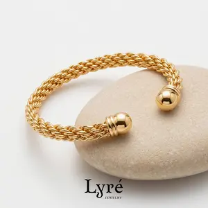 Renata Woven Rope Cuff Bangle |BNG014