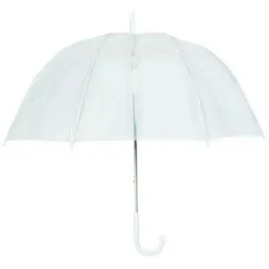 GustBuster 4481CL Auto Open Bubble Umbrella, Clear - 48 in.