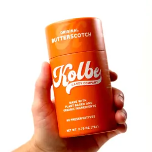 Butterscotch Hard Candies - vegan + Organic Sweet, salty and savory