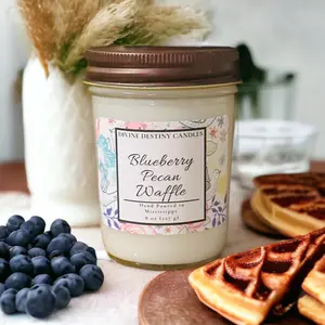 Blueberry Pecan Waffle 8 oz Candle