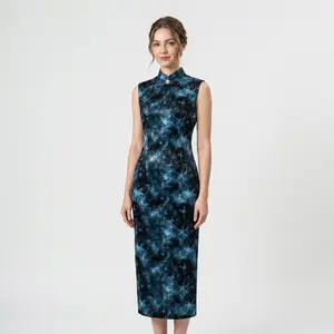 Drifting Wings, Soft Hues QiPao/Cheongsam