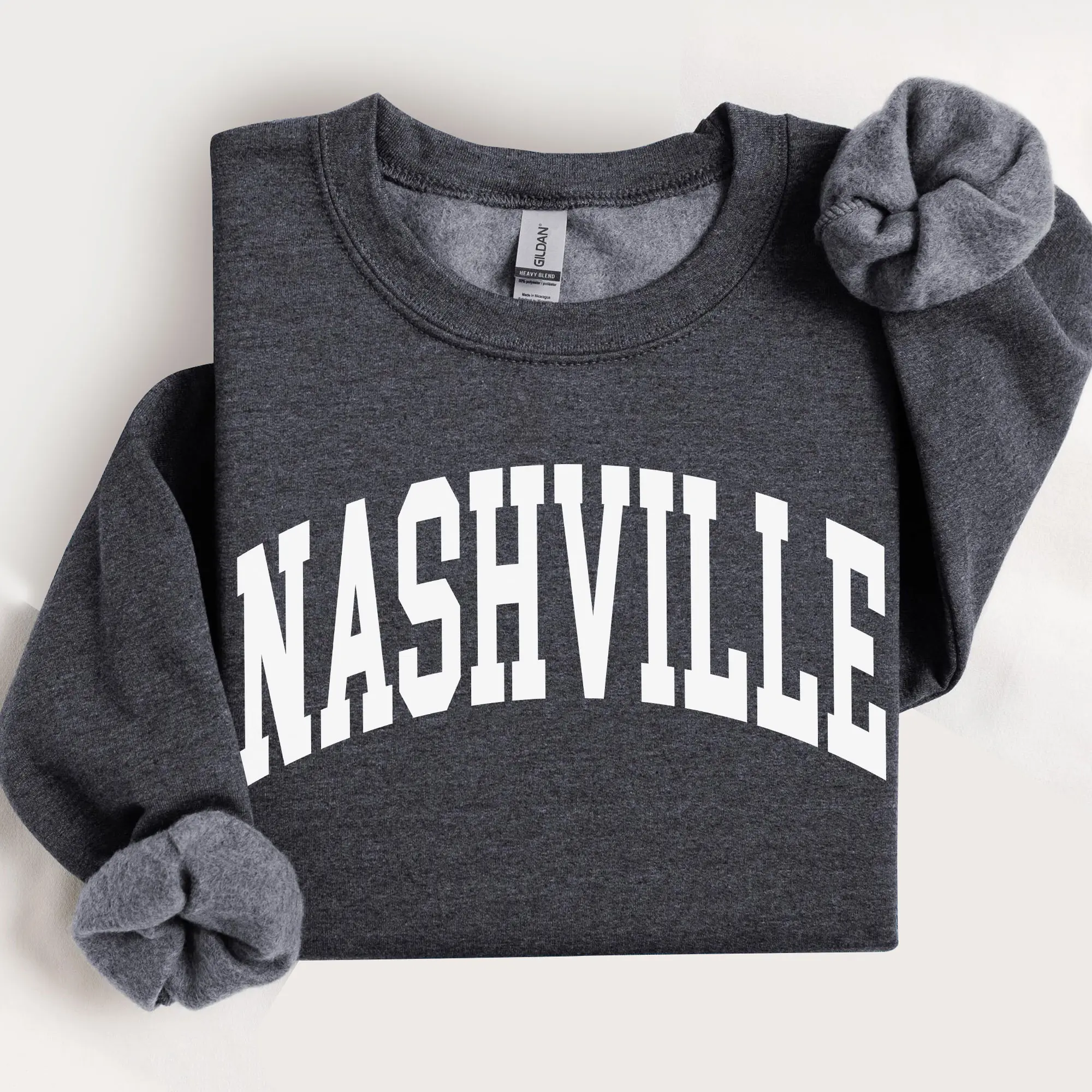 Nashville Shirt, Tennessee TN Vintage Varsity Aesthetic, Trendy Travel Destination Gift