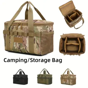Outdoor Camping Tactical Bags, Multifunctional Large Space Gear Bags, Picnic Bags, Camping Accessories Bags, Portable Handbags, Suitable for Outdoor Travel, Hiking and Climbing