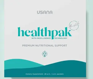 HealthPak with InCelligence Technology & Essential Nutrients - 56 AM/PM Packets - 28 Day Supply for Total Body Health Support vitamin