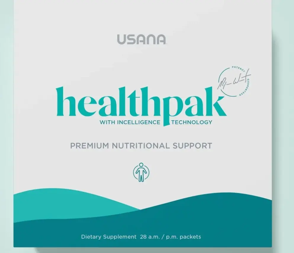 HealthPak with InCelligence Technology & Essential Nutrients - 56 AM/PM Packets - 28 Day Supply for Total Body Health Support vitamin