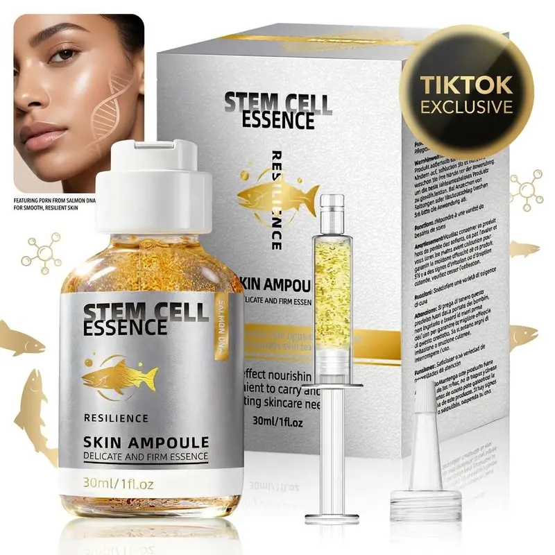 Salmon DNA PDRN Peptide Lifting Serum for Face, Lightweight Hydrating & Radiance Support, Smooth & Plump Look, Calming Soothing Sensitive, Daily Facial Skin Repair