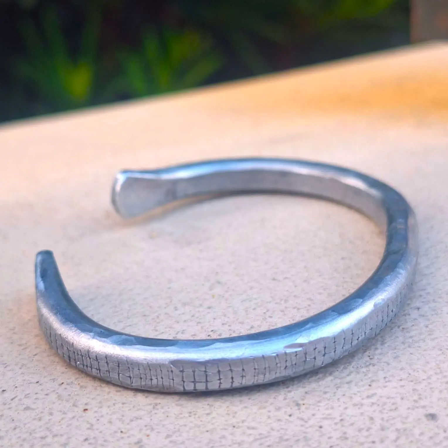 Zinc Bracelet 7 Inches - Pulsera de Zinc 7 pulgadas Medium -- Thickness / Grosor - 1/4 inch - pulgada