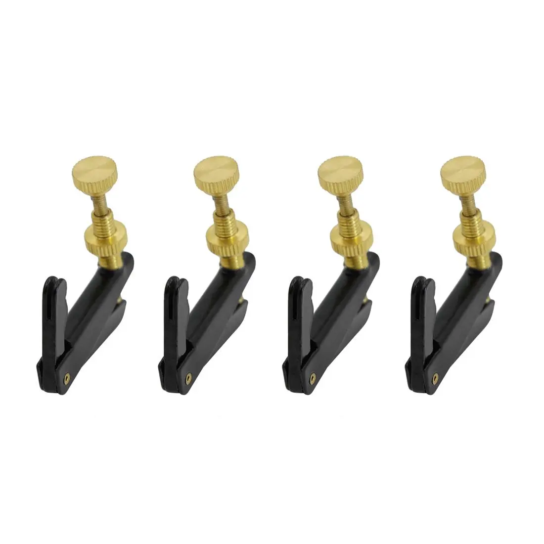 Violin Fine Tuner, 4 Counts/set Metal Violin Fine Tuner, Musical Instrument Accessories for Violin, Music Accessories for Violin