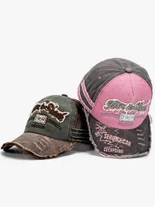 2 Pack Baseball Caps Golf Dad Hats,Ajustable Vintage Washed Outdoor Ball Cap for Men Women, Snapback Cap, Sports Outdoor Hats