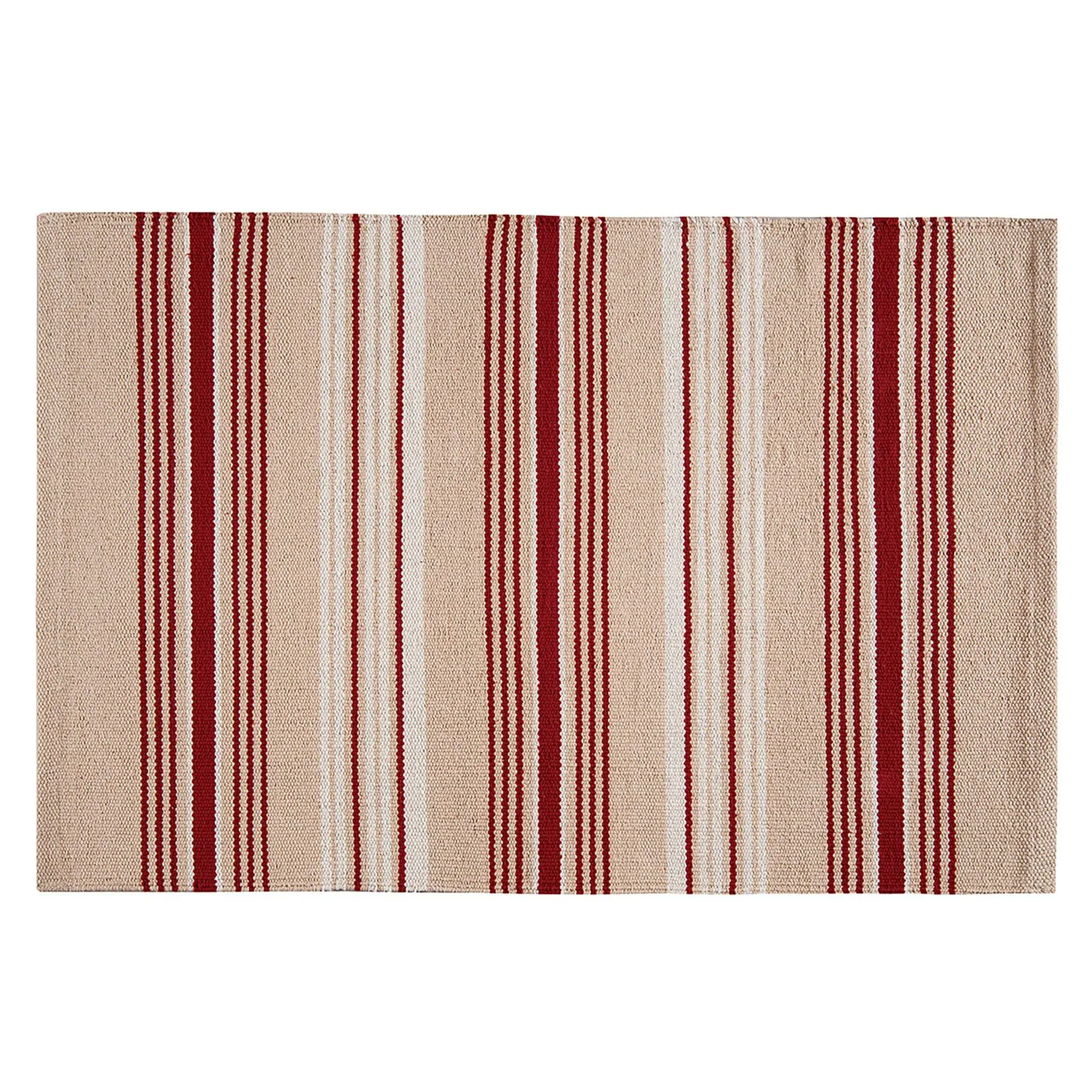 C&F Home 24" x 72" French Red Stripes Rug C&F Home 24" x 72" French Red Stripes Rug