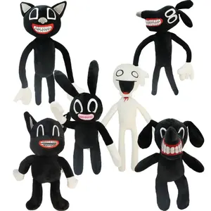 Horror Siren Head Plush Toy 30-55cm White Black Stuffed Doll Sirenhead Figure Peluches Kids Birthday Gift