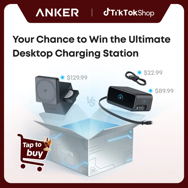 [limited offer]Anker Desktop Essentials Blind Box | Power Bundle, Space-Saving, Fast Charging#DealsForYouDays