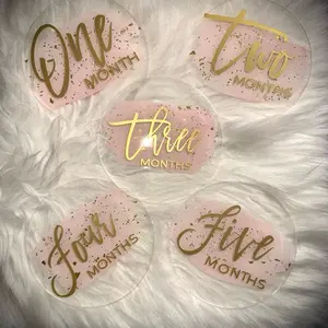 Baby Milestone Acrylic Disc