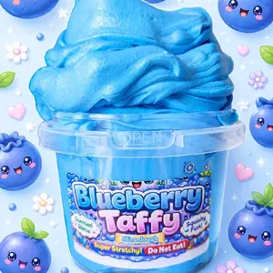 Blueberry Slimedough Slime - 10 oz Bucket - Non-Sticky - Sensory