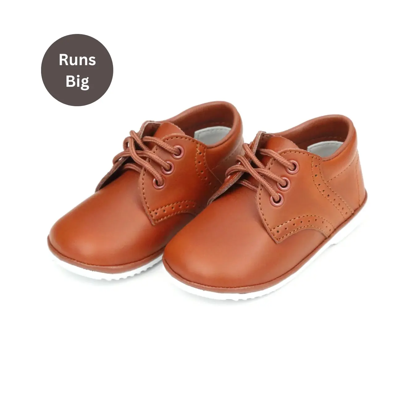 James Waxed Leather Lace Up Shoe (Baby)
