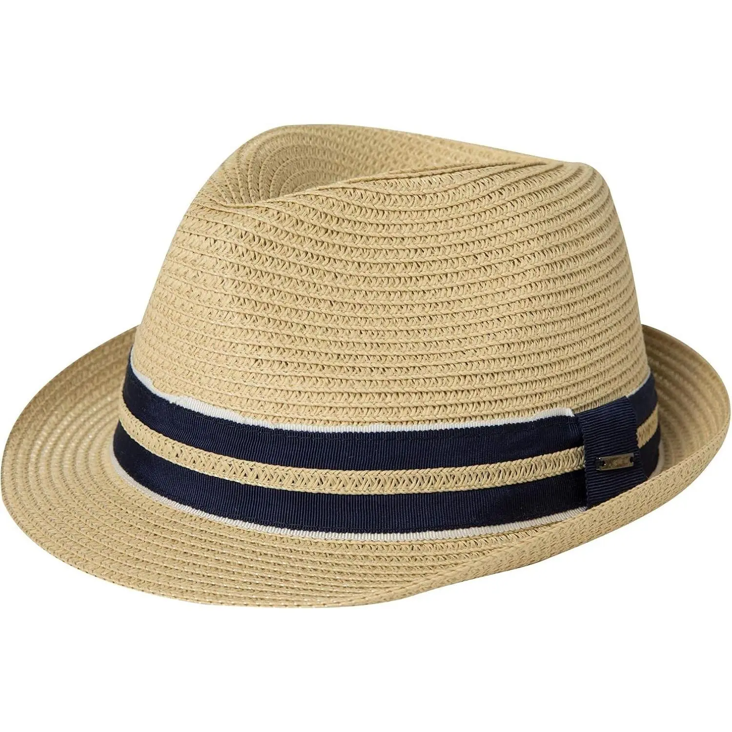 Oversize XL XXL Mens Summer Straw Fedoras Sun Hats Panama Derby Packable 57-64cm 22.4"-25.2" 7 1/8-8(Gift)
