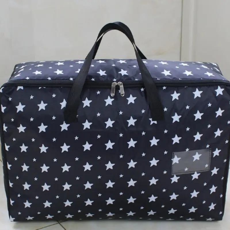 Extra-Large Thickened Cotton Quilt Storage Bag Clothing Storage Bag Oxford Cloth Waterproof Organizer Bag Clothing Storage Box