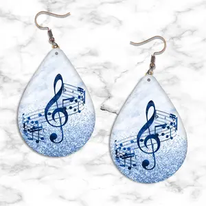 Musical Notes Teardrop Earring Collection