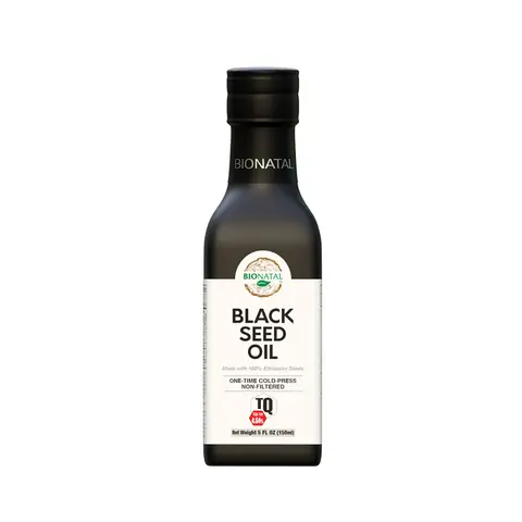 Ethiopian Black Seed Oil 5oz (GLASS) - Cold-Pressed, 100% Pure Nigella Sativa Oil for Hair, Skin & Immune Health – No Additives or Preservatives – Rich in Thymoquinone & Antioxidants