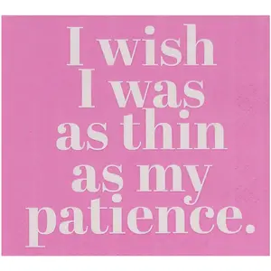 Mary Phillips Designs Patience Set of Four Cocktail Napkins