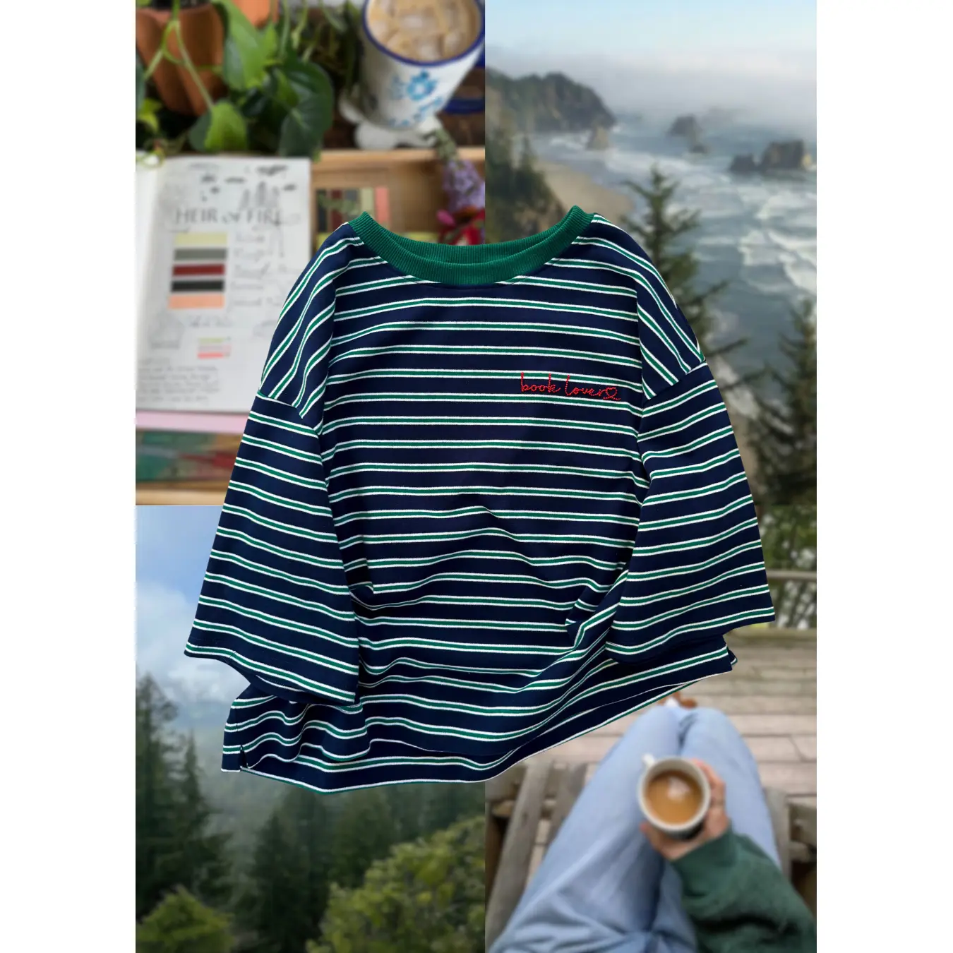 book lover boxy tee