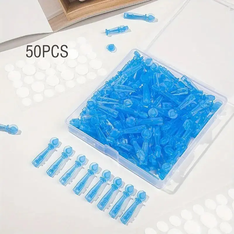 Professional 50pcs Disposable Blackhead and Blemish Remover Tools for Acne, Whitehead, Comedone Removal - Pimple Popper Set for Salon and Home Use- Basic Skin Tool Set
