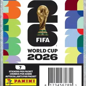 Sealed Pack (7 Stickers): Panini Official 2026 FIFA World Cup Stickers, Retail Version, Officially Licensed Soccer Collectibles, Album Sold Separately