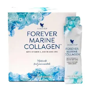 Forever Marine Collagen with Vitamin C Biotin & Zinc Berry Flavor 30 Sachets for Skin Health & Connective Tissue Support Bioavailable Form
