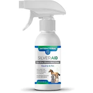 Animal Wound Spray 4 oz with Colloidal Nano Silver, Itch Relief & Paw Spray for Horses & Pets, Hot Spot Treatment, Cuts, Burns & Skin Care Made in USA
