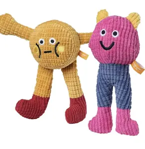 Squeaky Pet Toys for Cats & Dogs: Squeaky Toys with Catnip, Soft Yarn Plush, Environmentally Friendly Material, Toothbrush doll, Cat Wrestling Toy, Designed for Self-Entertainment, Durable for Chewing, Grinding Teeth, & Dental Cleaning