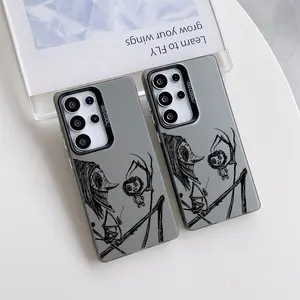 Cartoon C-CoralinesPhone Case Suitable for Samsung Galaxy S26 S25 S24 A37 A57 A17 A07 A56 A26 A36 A55 A35 A06 A16 A05 A14 A24 A34 A54 A15 A05s A04e A25 S23 S22 S21 S20 FE Ultra Plus Edge 4G 5G Anti Fall Matte Back Cover