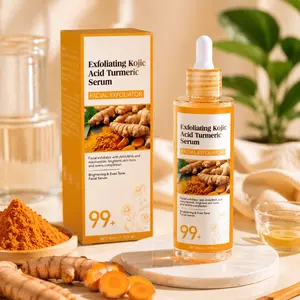 Peel Shot Kojic Acid Turmeric Serum – Exfoliating Dark Spot Corrector with AHA/BHA & Niacinamide, Brightening & Even Tone Facial Serum (80ml / 2.70 fl oz)