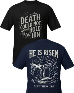 Faith-Based Graphic Tee Apparel T-Shirts with Customization