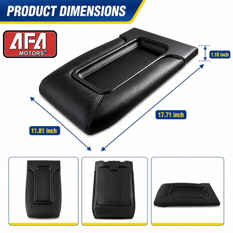 Center Console Lid Kit For 2007-13 Chevy Avalanche 1500 Front Split Bench Seat