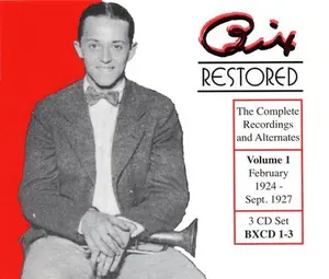 Bix Beiderbecke - Restored Bix 1  [COMPACT DISC - CD]