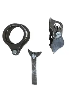 FlameFold Universal Folding Smokestack Kit. Space Saving Stack for Smokers & BBQ Builds. Weld on.