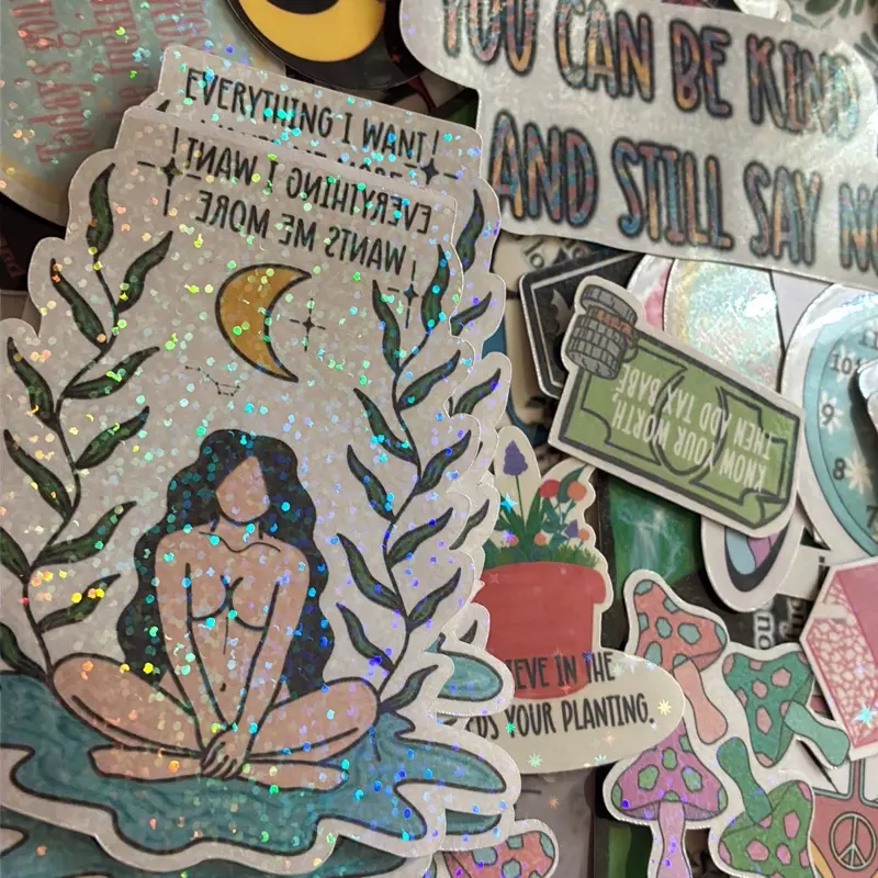 Surprise sticker bundles